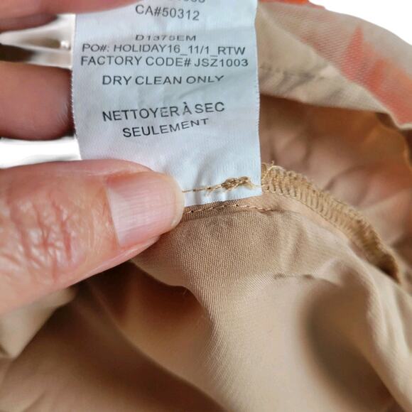 FOR LOVE & LEMONS Temecula Orange Dress Embroidered Lace Nude Size XS Boho Chic - Picture 8 of 11